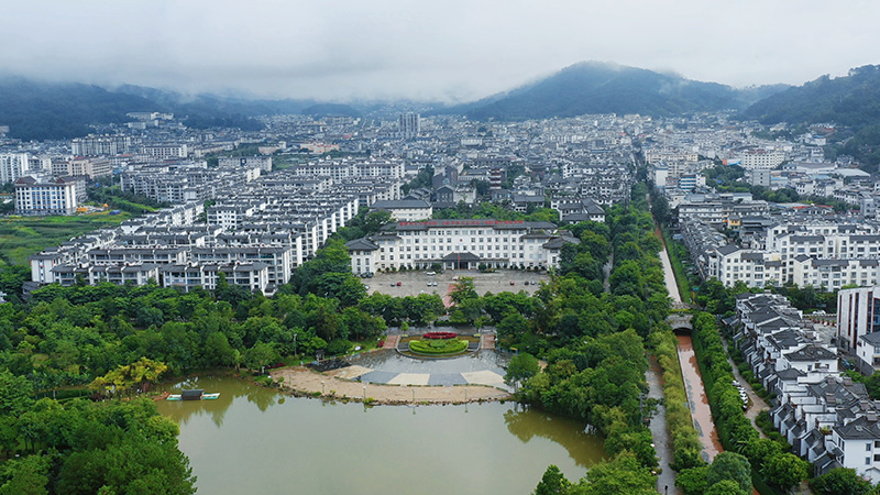 寧洱縣城一角。高夏龍杰攝