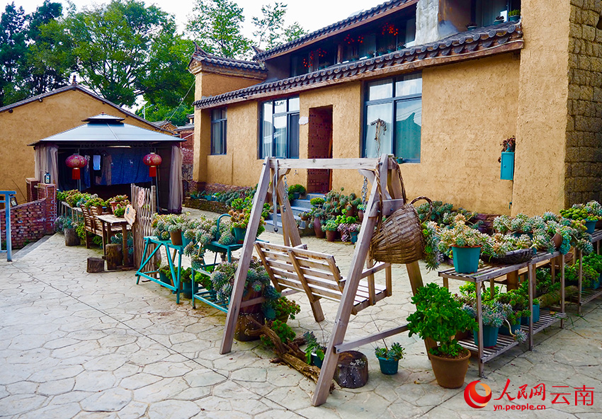 土瓜冲村的民居。人民网 王娴摄