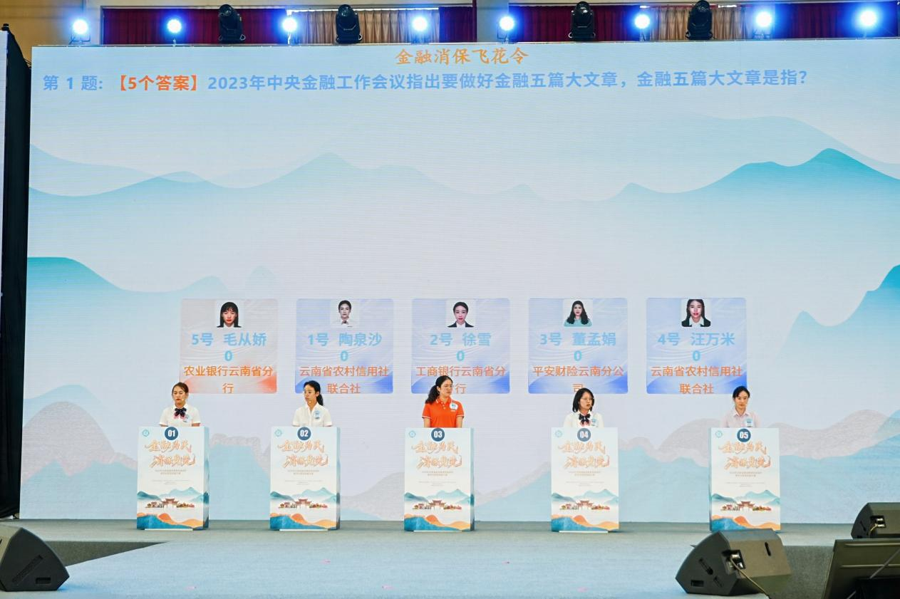 决赛 金融消保飞花令比赛现场