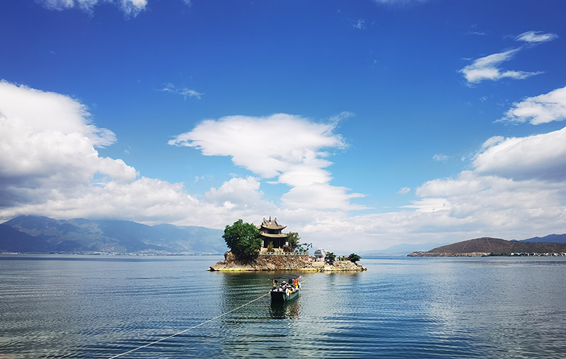 大理洱海风光。沙子键摄