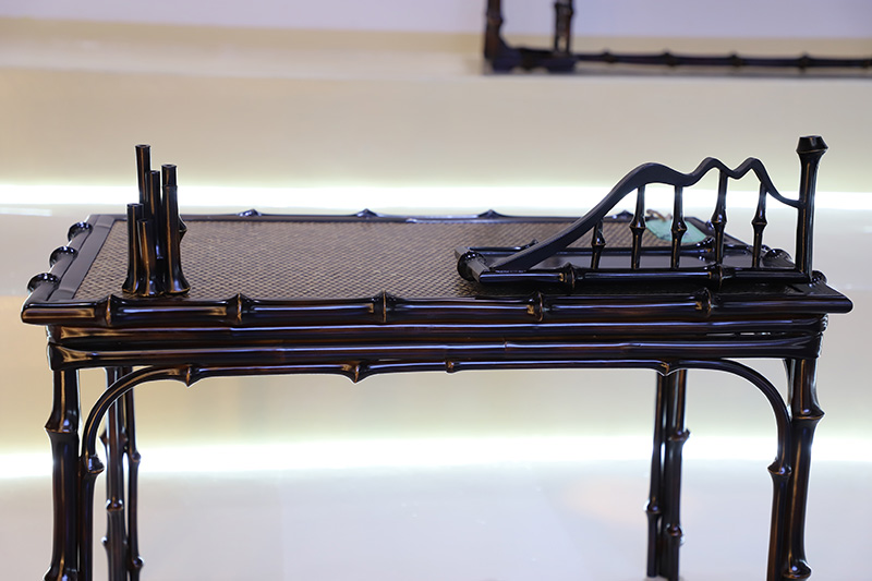 竹家具。何桂花摄