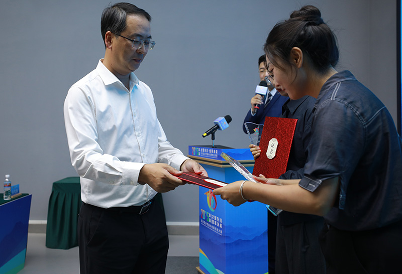 颁奖仪式现场。孟祝斌摄