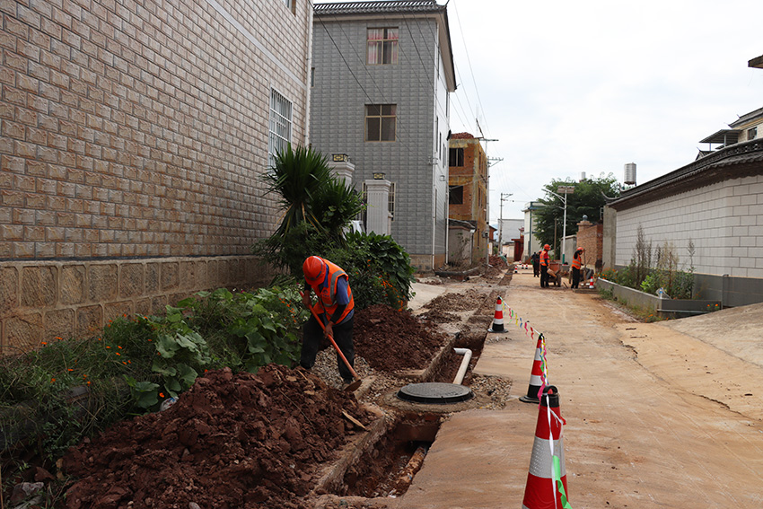 刘安厂生活污水处理项目现场。马素萍摄