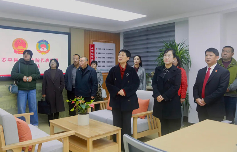 政协委员参观视察活动现场。