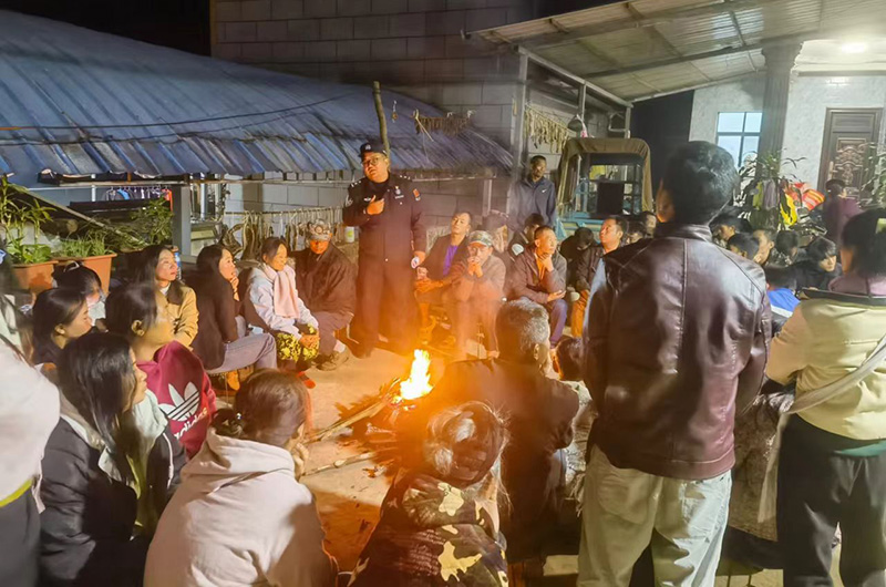 矛盾纠纷化解将平安送到千家万户。 临沧边境管理支队供图