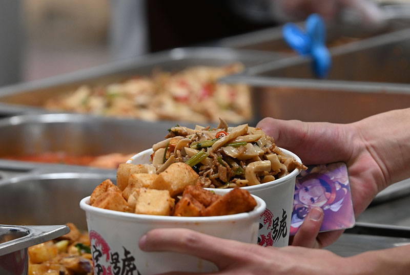 校园学生餐品。