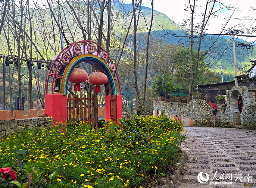 村中道路平整寬敞。人民網 尹馨攝