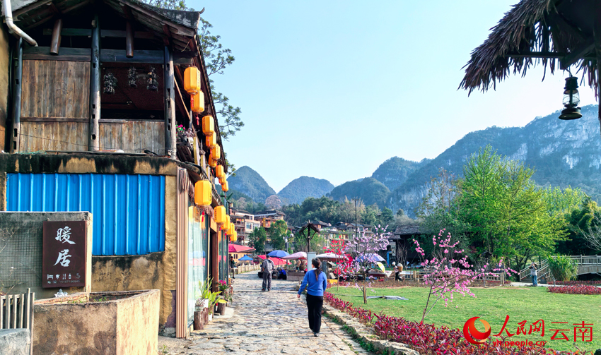 坝美“世外桃源”景区。1人民网记者-徐前摄