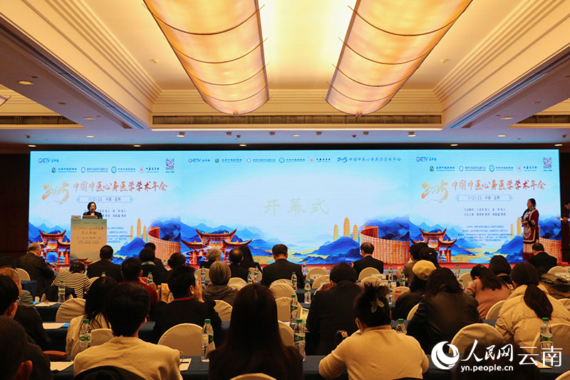 【1】2025年中国中医心身医学学术年会开幕式现场。人民网 雷霁摄