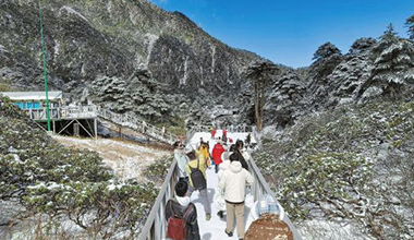 苍山披雪真如画