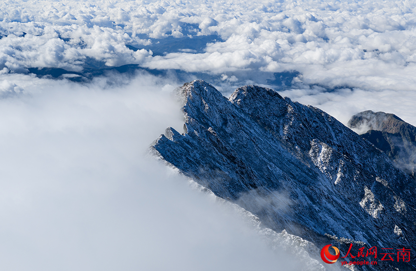 苍山雪景。钟铭超摄
