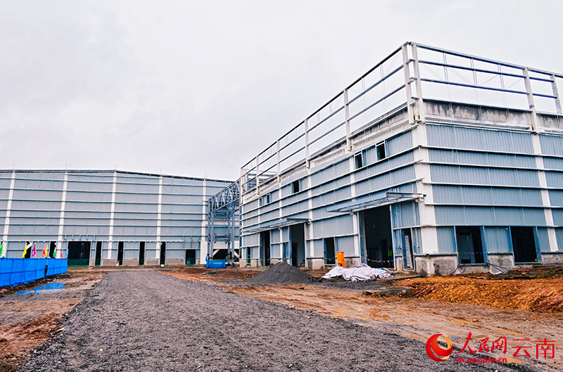 厂房已初具规模。人民网 尹馨摄