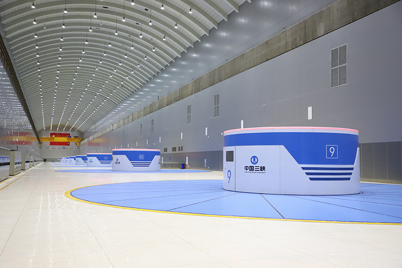 白鹤滩水电站发电机组(彭文琳-摄2025年12月13日)