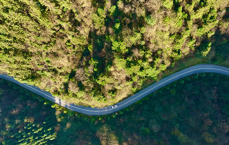 镇雄县芒部镇松林村四好农村公路。