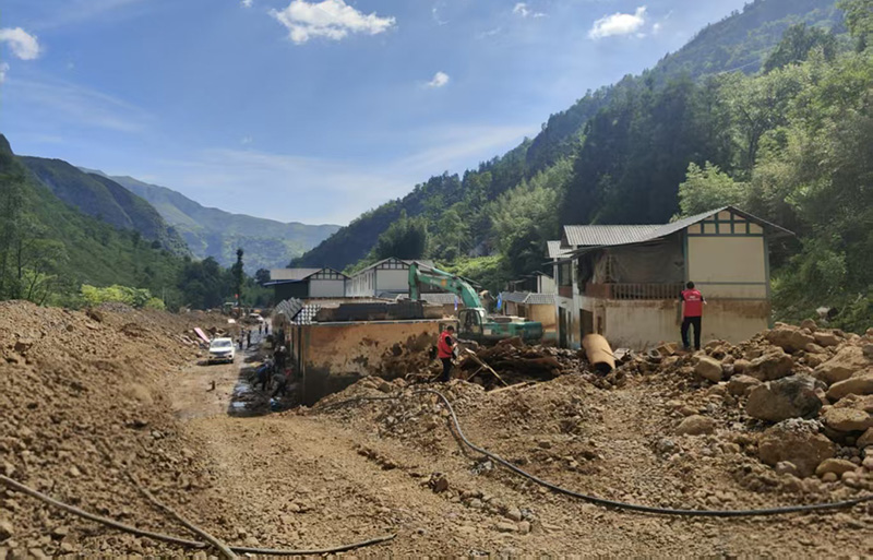 2025年6月30日，永善县一场突如其来的山洪致部分房屋受损。