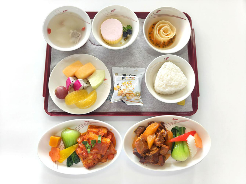 南华高原萝卜航空餐食。南华县投资促进局供图