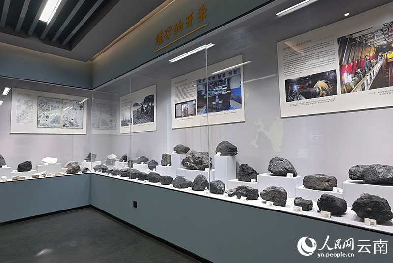 校内的地质博物馆。人民网 尹馨摄