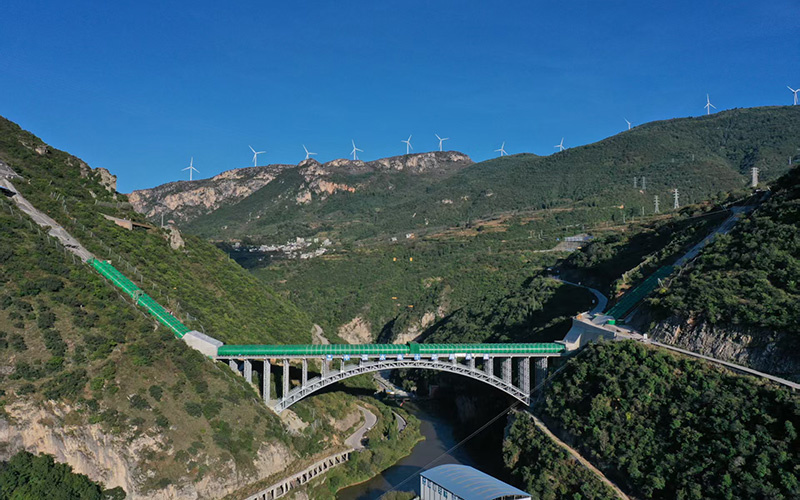 全国水利工程首座上承式钢管混凝土倒虹吸滇中引水昆明段1标小鱼坝倒虹吸