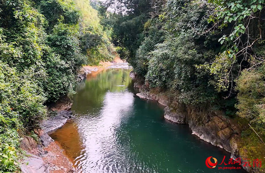 渣嗎河兩岸綠樹成蔭。馬冬師攝