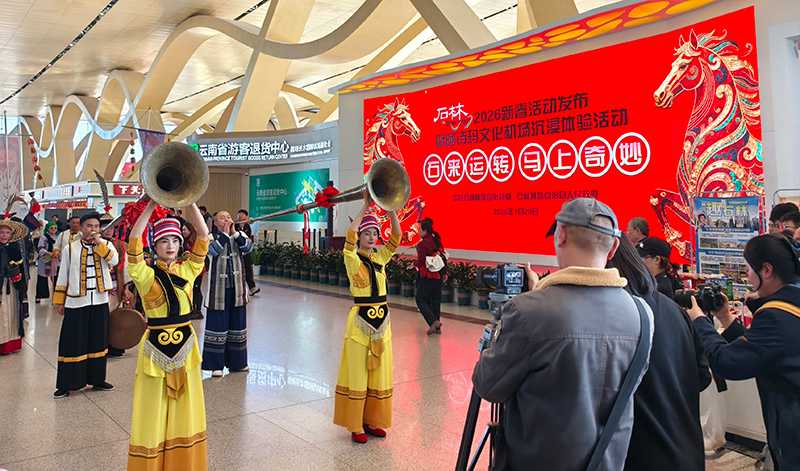 發布會現場。石林縣委宣傳部供圖