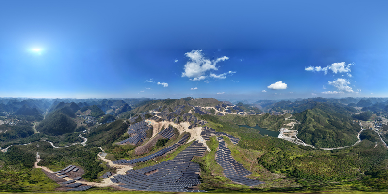 文山州麻栗坡董干二期50兆瓦光伏項目順利實現全容量並網發電。