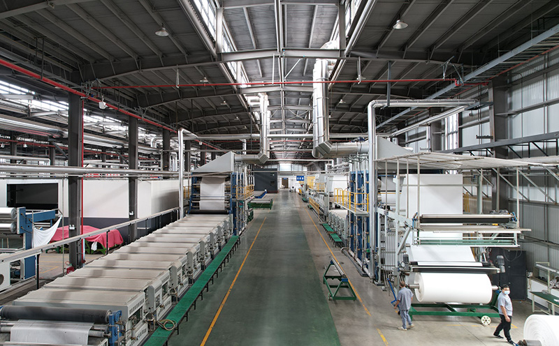 印染车间全景。杨建梅摄