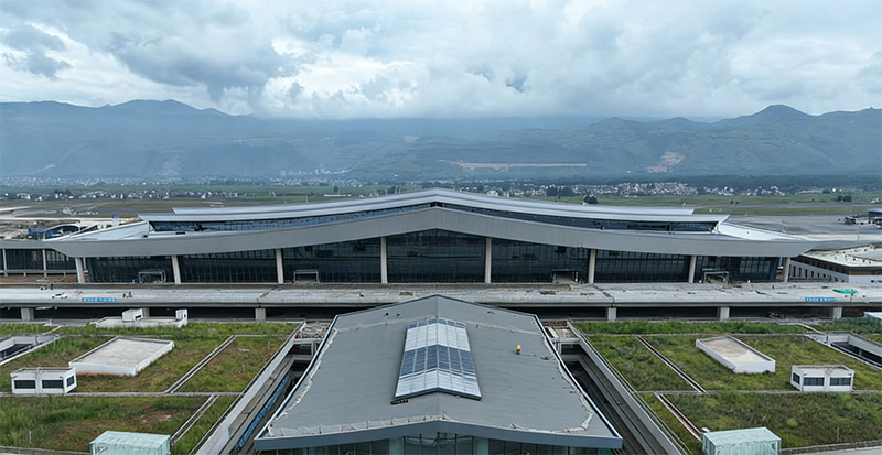 麗江機場三期改擴建項目施工現場