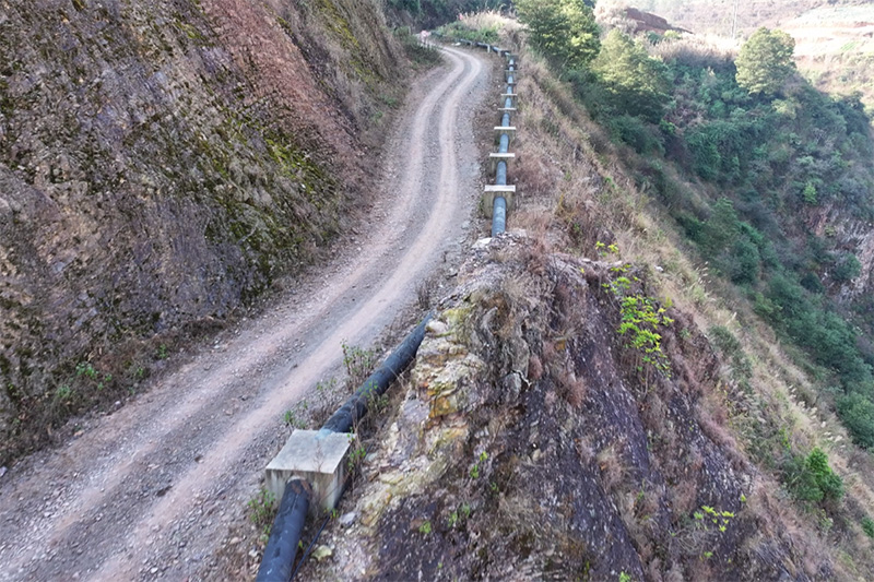 龙母箐水库管网。仇馨捷摄