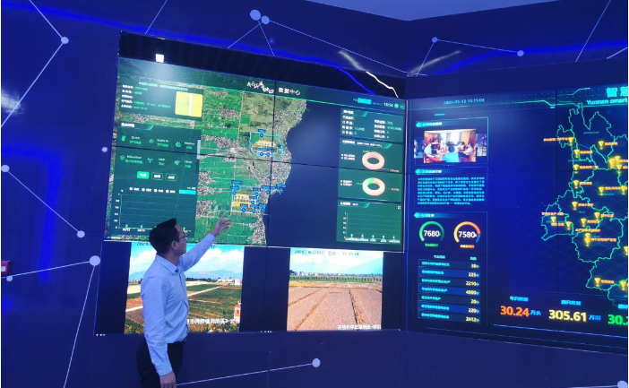 圖2:黨員帶頭攻堅智慧雲農平台