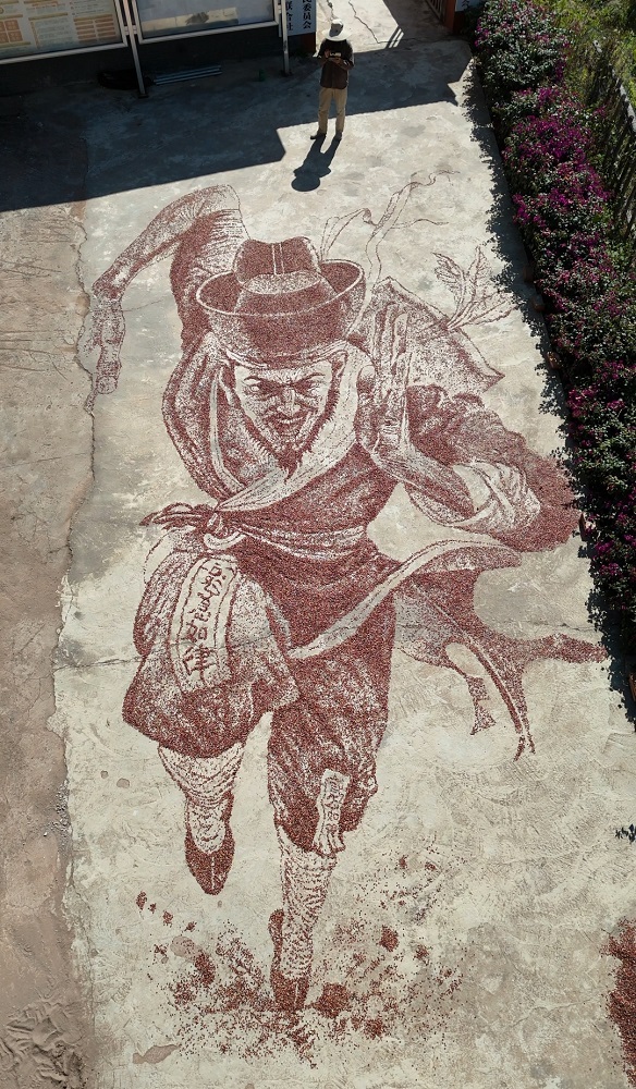 宁思画的戴宗。视频截图