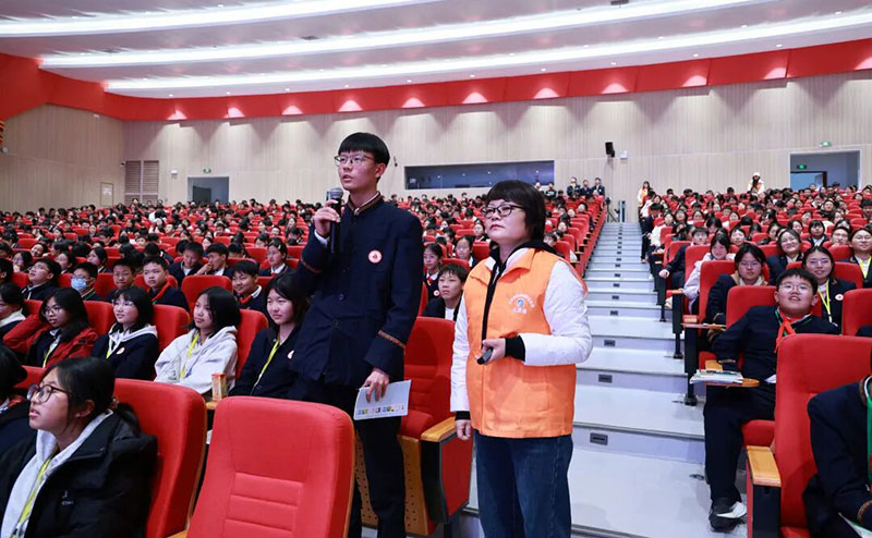 健康知识讲座现场。