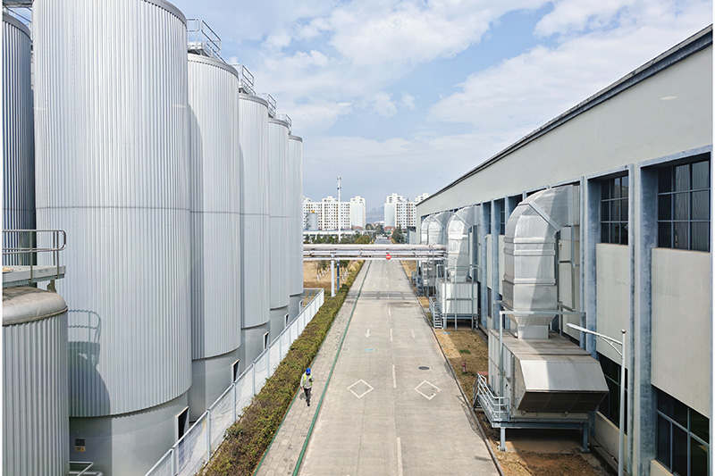 嘉士伯（中國）啤酒工貿有限公司的生產廠區 李麗 攝