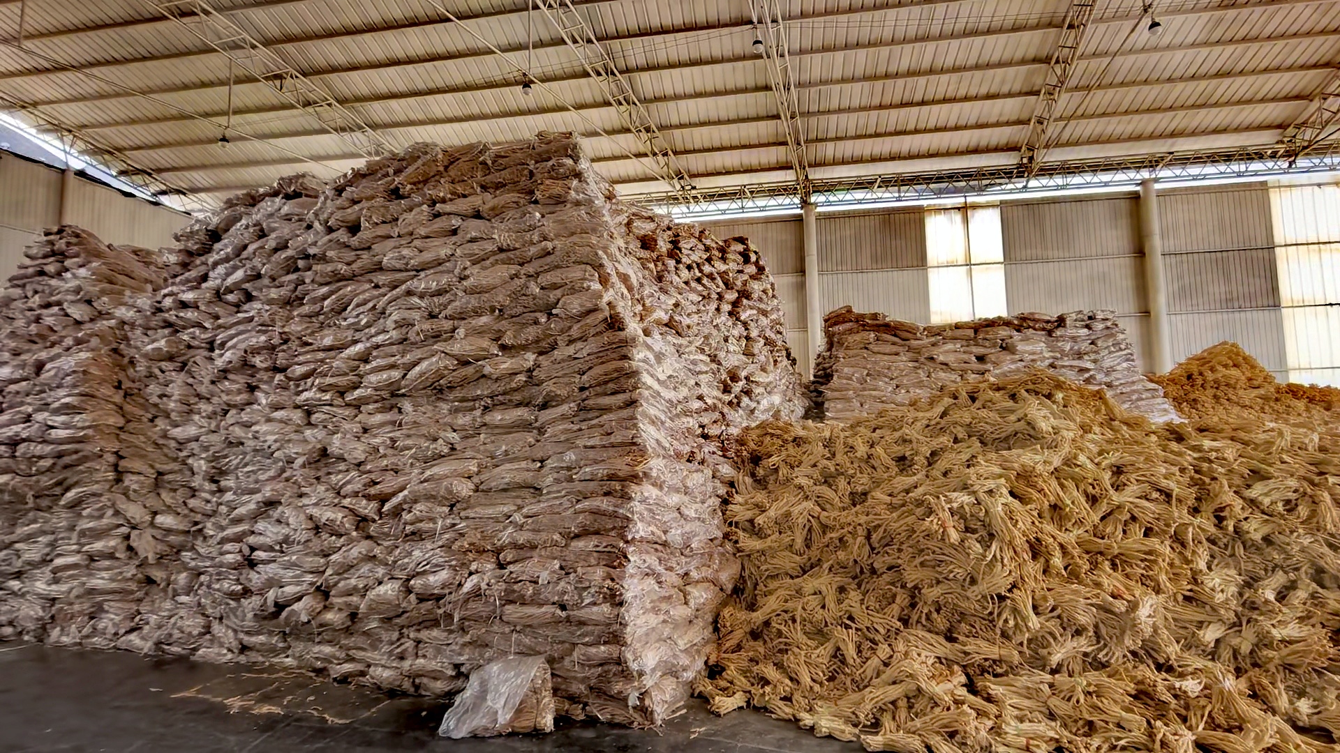 成堆的萝卜条。南华县委宣传部供图