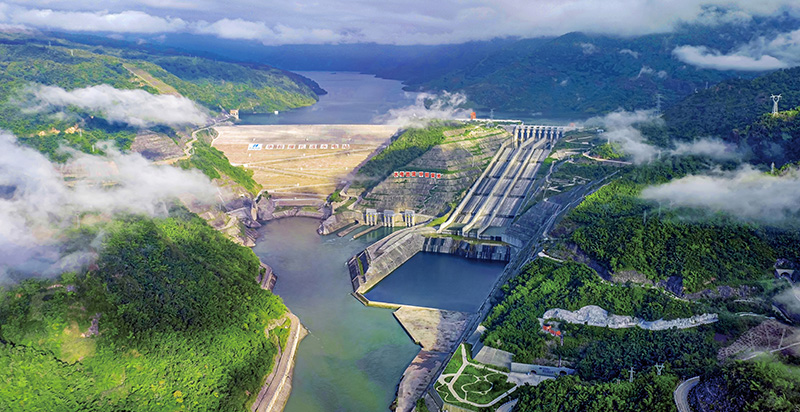 華能糯扎渡水電廠。華能瀾滄江公司供圖。