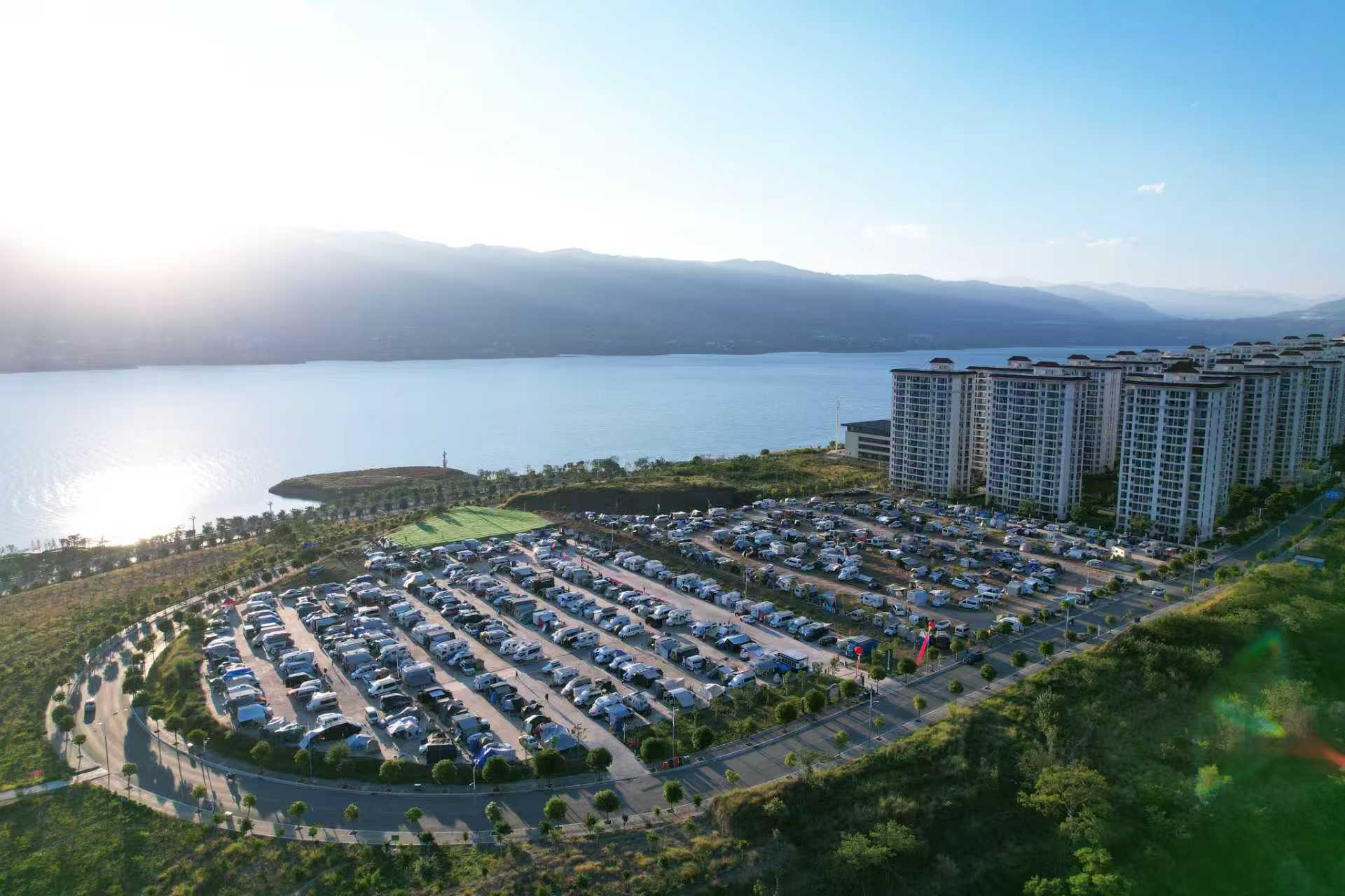 免费房车营地。闫科仁2025年11月18日拍摄