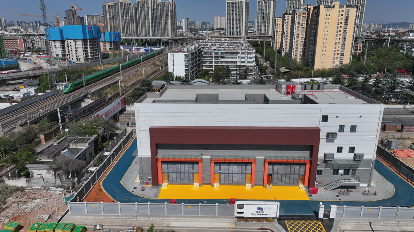 110千伏五里多变电站投产后可直接服务昆明五里中央商务区商业、办公、居住负荷增长需求。卢显仑摄
