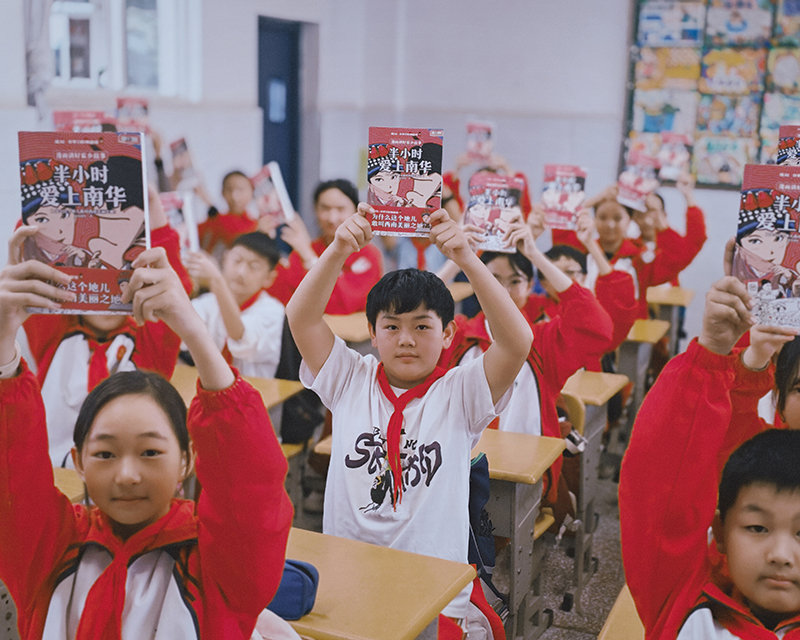 龍川小學以多元形式開展鄉土閱讀。南華縣委宣傳部供圖