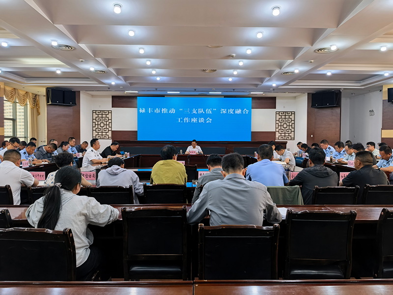 召开推动“三支队伍”深度融合工作座谈会。