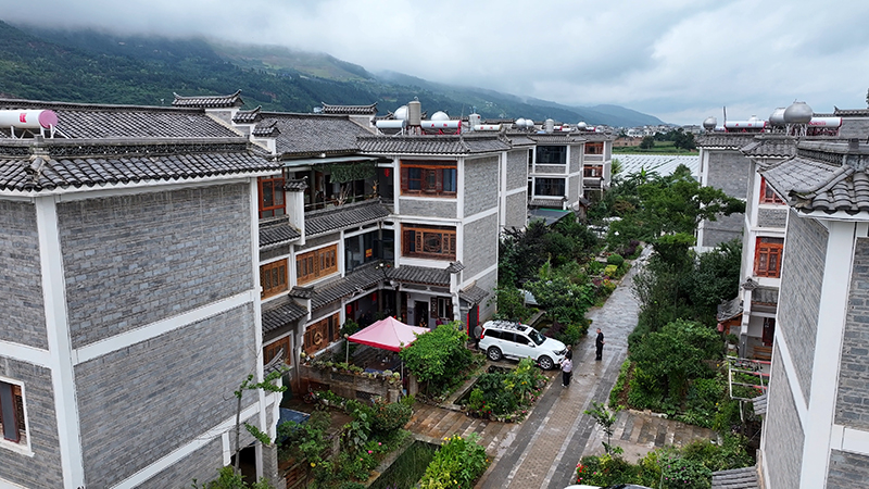 大龙社区“民宿村”。
