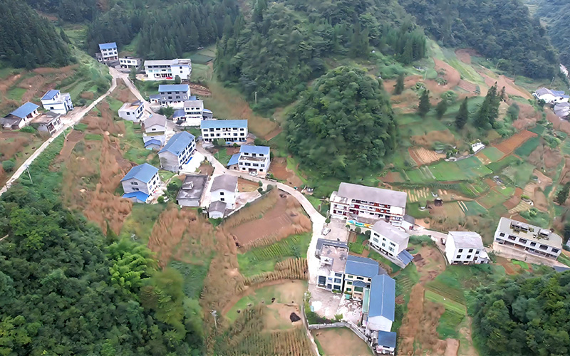 李家坡航拍图。