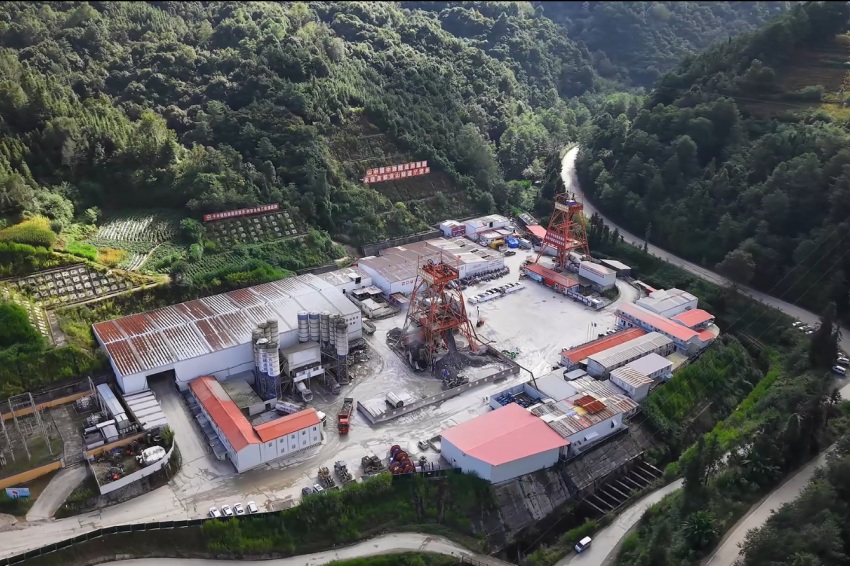 大瑞鐵路高黎貢山隧道1號豎井工區外景。龍陵縣融媒體中心 供圖