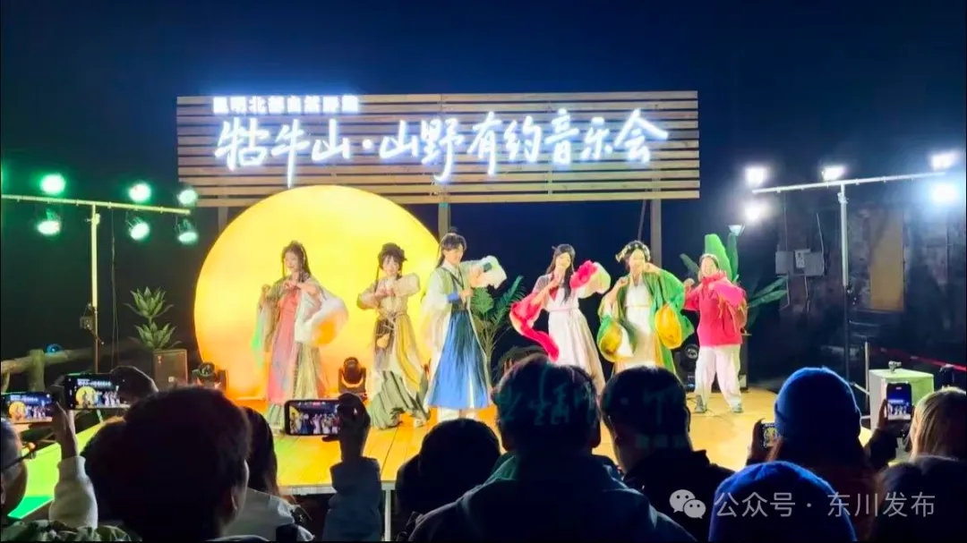 牯牛山音乐会。图源：东川发布
