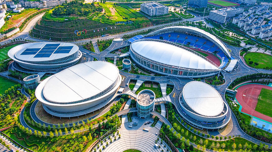 玉溪高原体育运动中心。玉溪市红塔区融媒体中心供图