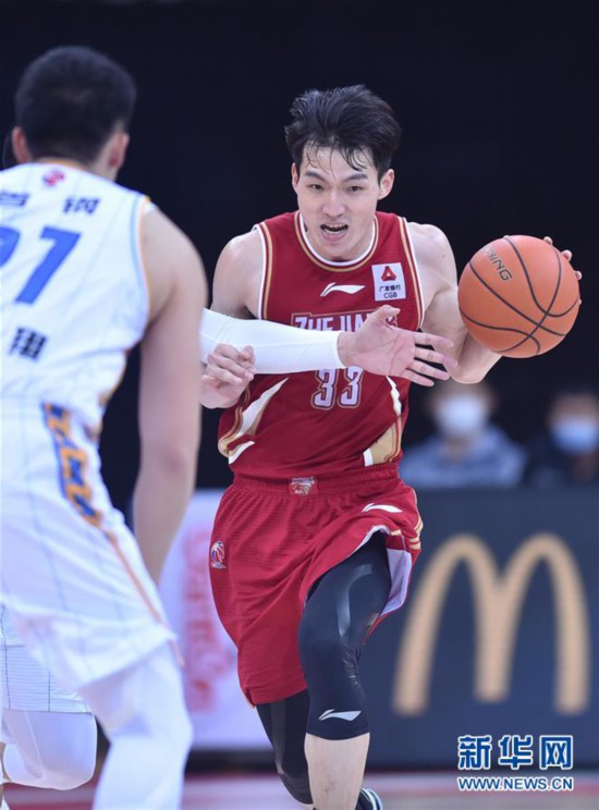 (體育)(5)籃球——CBA第一階段:浙江稠州金租勝北京首鋼