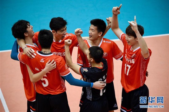 （體育）（4）排球——全國男排錦標賽：北京隊奪冠