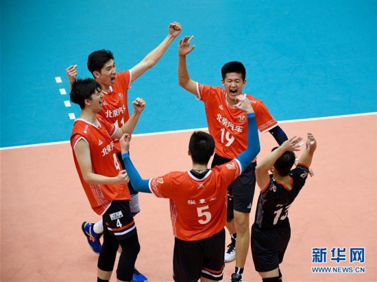 （體育）（6）排球——全國男排錦標賽：北京隊奪冠