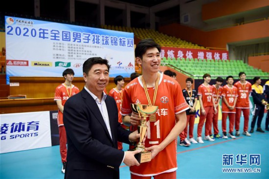 （體育）（10）排球——全國男排錦標賽：北京隊奪冠