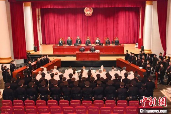圖為宣判現場。　孫瑾 攝
