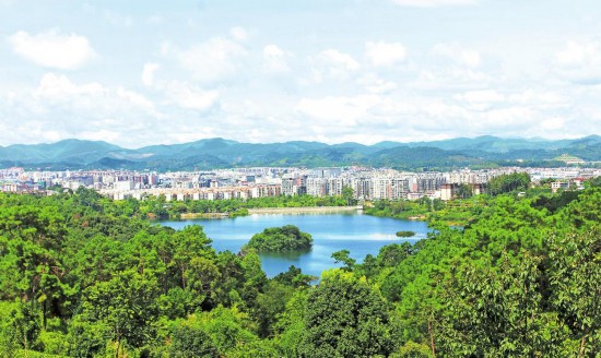普洱市城市一景