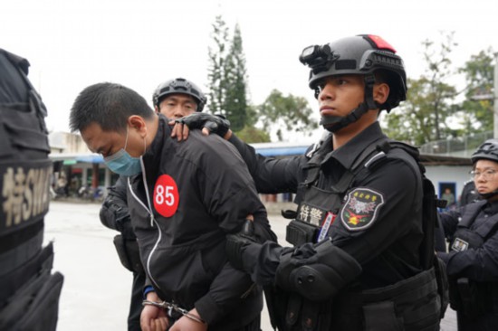 公安機關打擊緬北涉我電信網絡詐騙犯罪取得顯著戰果。公安部供圖